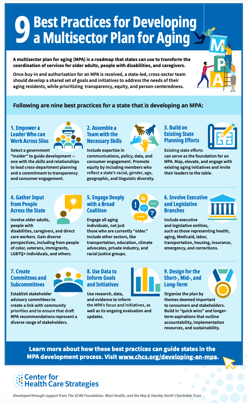 9 Best Practices for Developing a Multisector Plan for Aging 